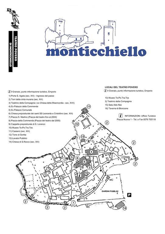 Foresteria Del Teatro Povero Monticchiello Værelse billede